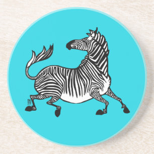 Dessous de verre en grès Zebra 4