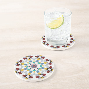 Dessous De Verre En Grès Zelije marocain ! Zellige marocain