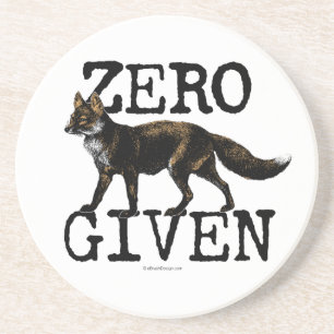 Dessous De Verre En Grès Zéro (Fox) donné