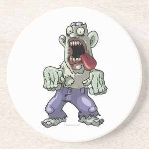 Dessous De Verre En Grès Zombi de bande dessinée