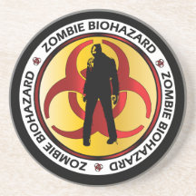 Zombie Biohazard Déchet Avertissement Drôle Hallow