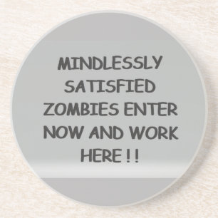 Dessous De Verre En Grès Zombies insouciants
