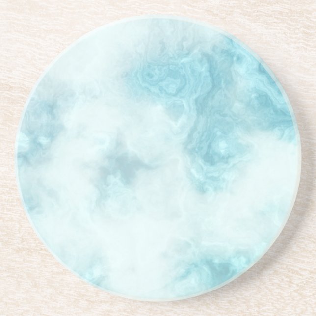 dessous de verre en marbre bleu (Devant)