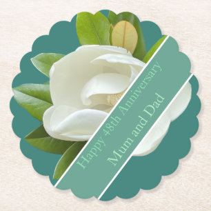 Dessous-de-verre En Papier 48e anniversaire du Mariage