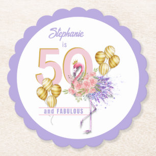 Dessous-de-verre En Papier 50 et fabuleux Dessous de verre de papier Flamant