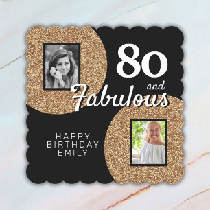 Dessous-de-verre En Papier 80 et Fabulous Gold Parties scintillant 2 Photo 80