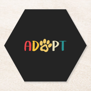 Dessous-de-verre En Papier Adopter Un Chien Ou Un Chat - Secourir Un Animal A