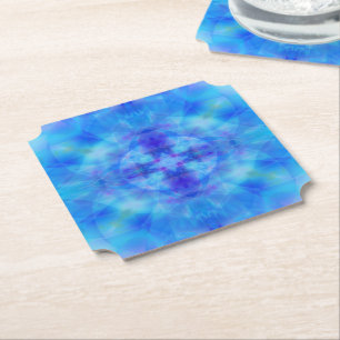 Dessous-de-verre En Papier Ailes bleues