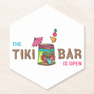 Dessous-de-verre En Papier Bar Tiki