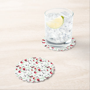 Dessous-de-verre En Papier Beaux dessous de verre jetables à thème oiseau