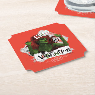 Dessous-de-verre En Papier Beetlejus   Miss Argentine