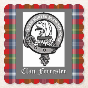Dessous-de-verre En Papier Blason du clan Forrester