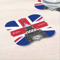 British Flag & Big Ben - Londres, Royaume-Uni /fan