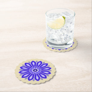 DESSOUS-DE-VERRE EN PAPIER CADEAU FLEUR POUR MAMAN FILLE SOEUR AMIE ENSEIGNAN