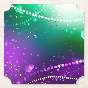 Dessous-de-verre En Papier Carthagène Solive Purple