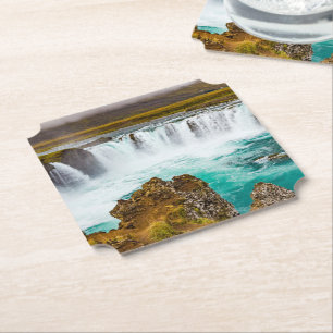 Dessous-de-verre En Papier Cascade de Godafoss, Islande