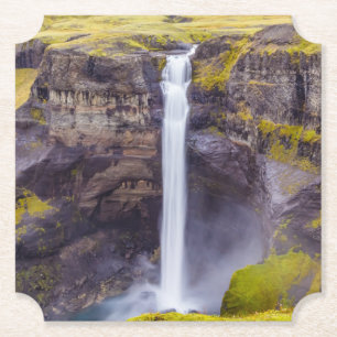 Dessous-de-verre En Papier Cascade de Haifoss, Islande