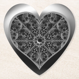 Dessous-de-verre En Papier Céramique noir