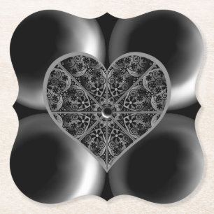 Dessous-de-verre En Papier Céramique noir