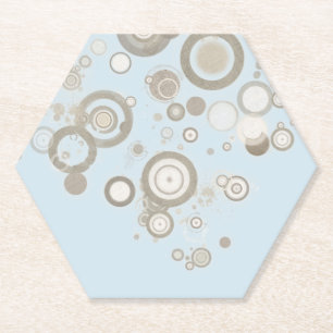 Dessous-de-verre En Papier Cercles motrices flottants