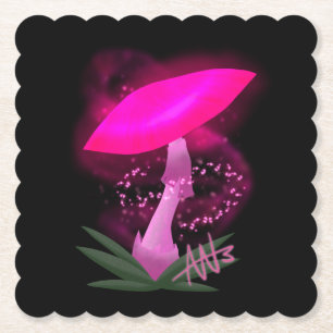 Dessous-de-verre En Papier Charmant Champagne Rose