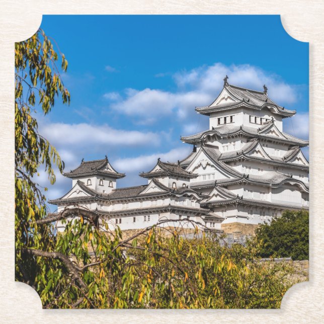 Dessous-de-verre En Papier Château Himeji #5, Japon (Devant)