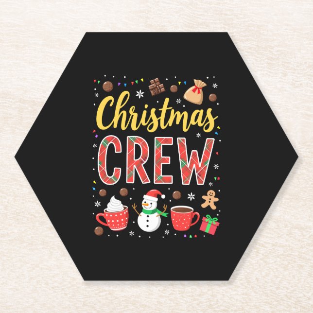 Dessous-de-verre En Papier Christmas Crew (2) (Devant)