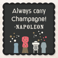 Citation Rétro Champagne Napoléon Mignon Gourmet F