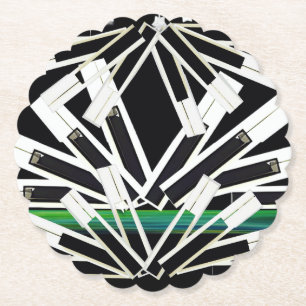 DESSOUS-DE-VERRE EN PAPIER CLÉS DE MINUIT
