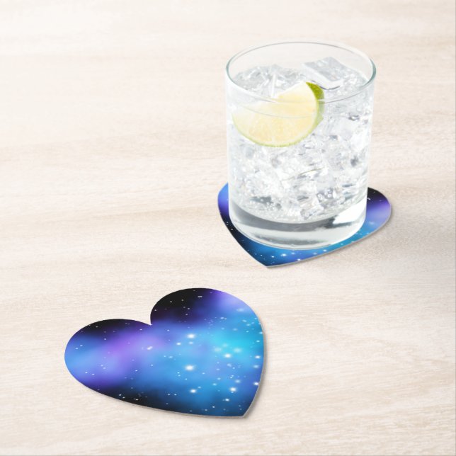 Dessous-de-verre En Papier Clouages spatiaux Galaxy Starlight (En situation)
