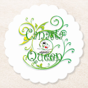 Dessous-de-verre En Papier Coaster de Canasta