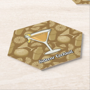 Dessous-de-verre En Papier Cocktail Sidecar
