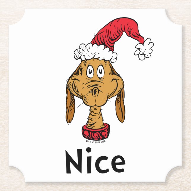 Dessous-de-verre En Papier Comment le pouce a volé Noël | Max est Nice (Devant)