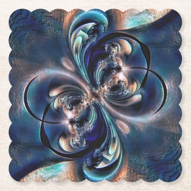 Dessous-de-verre En Papier Conception (Devant)