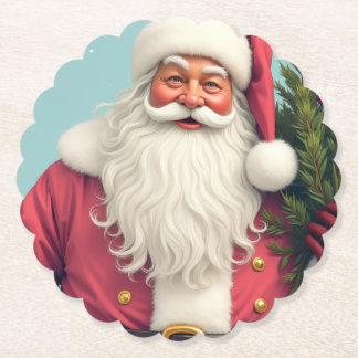 Dessous-de-verre En Papier Conception de vacances festive