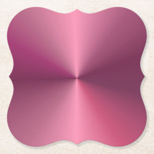 Dessous-de-verre En Papier Couleur violet rose Élégant Modèle blanc personnal
