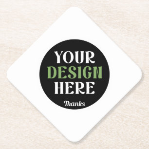 Dessous-de-verre En Papier coutume, unique, élégant et minimaliste hershey®'s