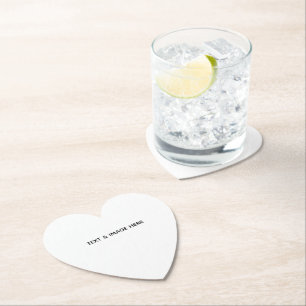 Dessous-de-verre En Papier Créez votre propre blanc