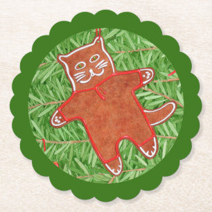 Dessous-de-verre En Papier CUISINE EN PAIN À GINGERBREAD Dessous de verre Ron