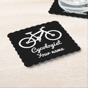 Dessous-de-verre En Papier Cycliste Lover Cycologiste Cadeaux personnalisés I