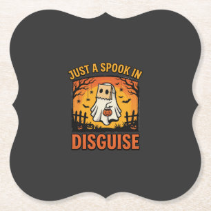 Dessous-de-verre En Papier Déguisement de fantôme Halloween
