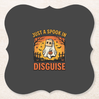 Dessous-de-verre En Papier Déguisement de fantôme Halloween