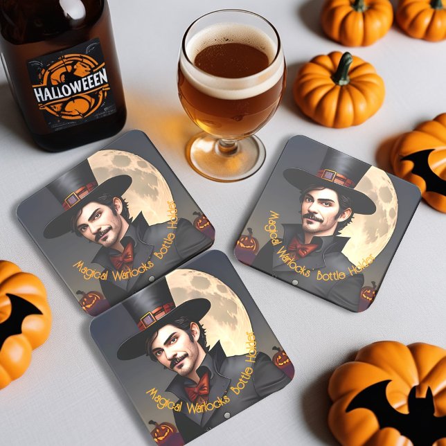 Dessous-de-verre En Papier Démonistes magiques Halloweens Détenteurs de boute (Créateur téléchargé)