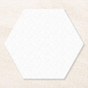 Dessous-de-verre En Papier Dessin au trait, Catskill blanc, Fantaisie