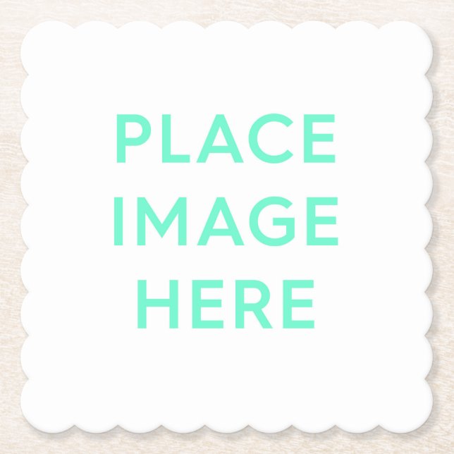 Dessous-de-verre En Papier Dessous de verre Carrés à bascule (Devant)