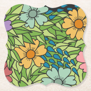 Dessous-de-verre En Papier Dessous de verre cool à motif floral-PRINTEMPS en 