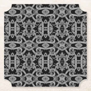 DESSOUS-DE-VERRE EN PAPIER DESSOUS DE VERRE EN PAPIER DE BILLET GOTHIC