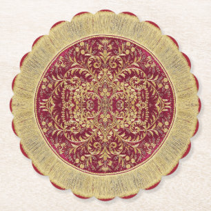 Dessous-de-verre En Papier Dessous de verre en papier élégant et luxueux de f