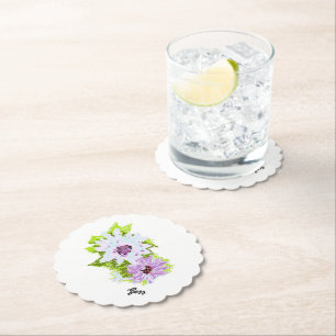 Dessous-de-verre En Papier Dessous de verre en papier : Fleurs sauvages