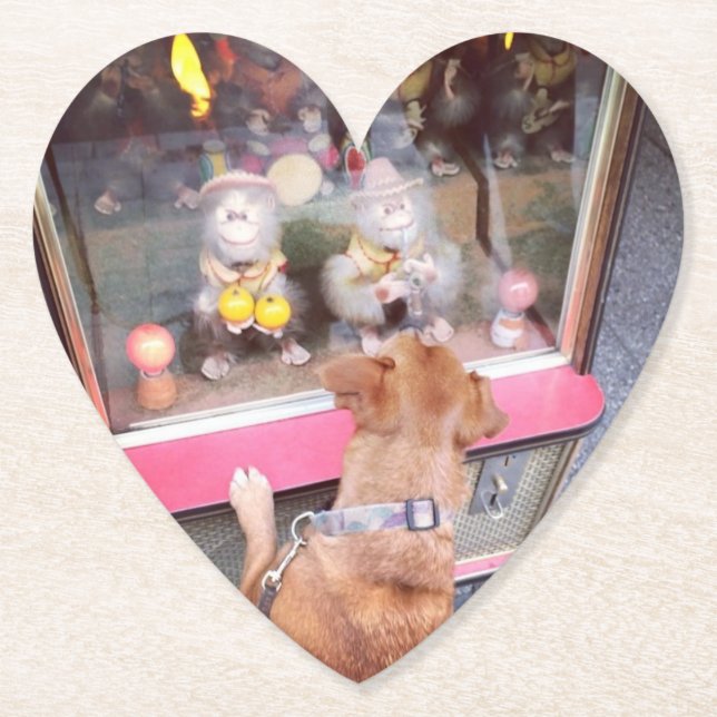 Dessous-de-verre En Papier Dessous de verre en papier Funfair avec votre chie (Devant)